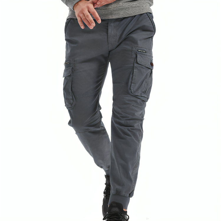 Mens Cotton Cargo Trousers